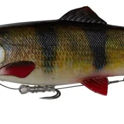 Savage Gear 4D Linethru Rattle Trout 27.5cm 228g Slow Sink - Brown Trout Smolt -Fishing Rods store 52263 2