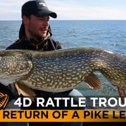 Savage Gear 4D Linethru Rattle Trout 27.5cm 228g Slow Sink - Brown Trout Smolt -Fishing Rods store 52263 3