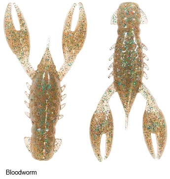 Z-Man TRD CrawZ Lure 2.5" - Bloodworm 10 Z-Man TRD CrawZ Lure 2.5" - Bloodworm - Image 8