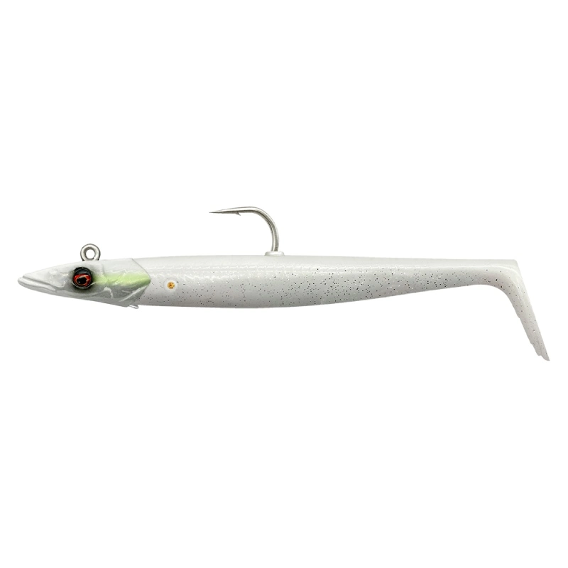 Savage Gear Sandeel V2 Lure 17.5cm 65g Sinking - Blue Pearl Silver 2+1 5 Savage Gear Sandeel V2 Lure 17.5cm 65g Sinking - Blue Pearl Silver 2+1 - Image 3