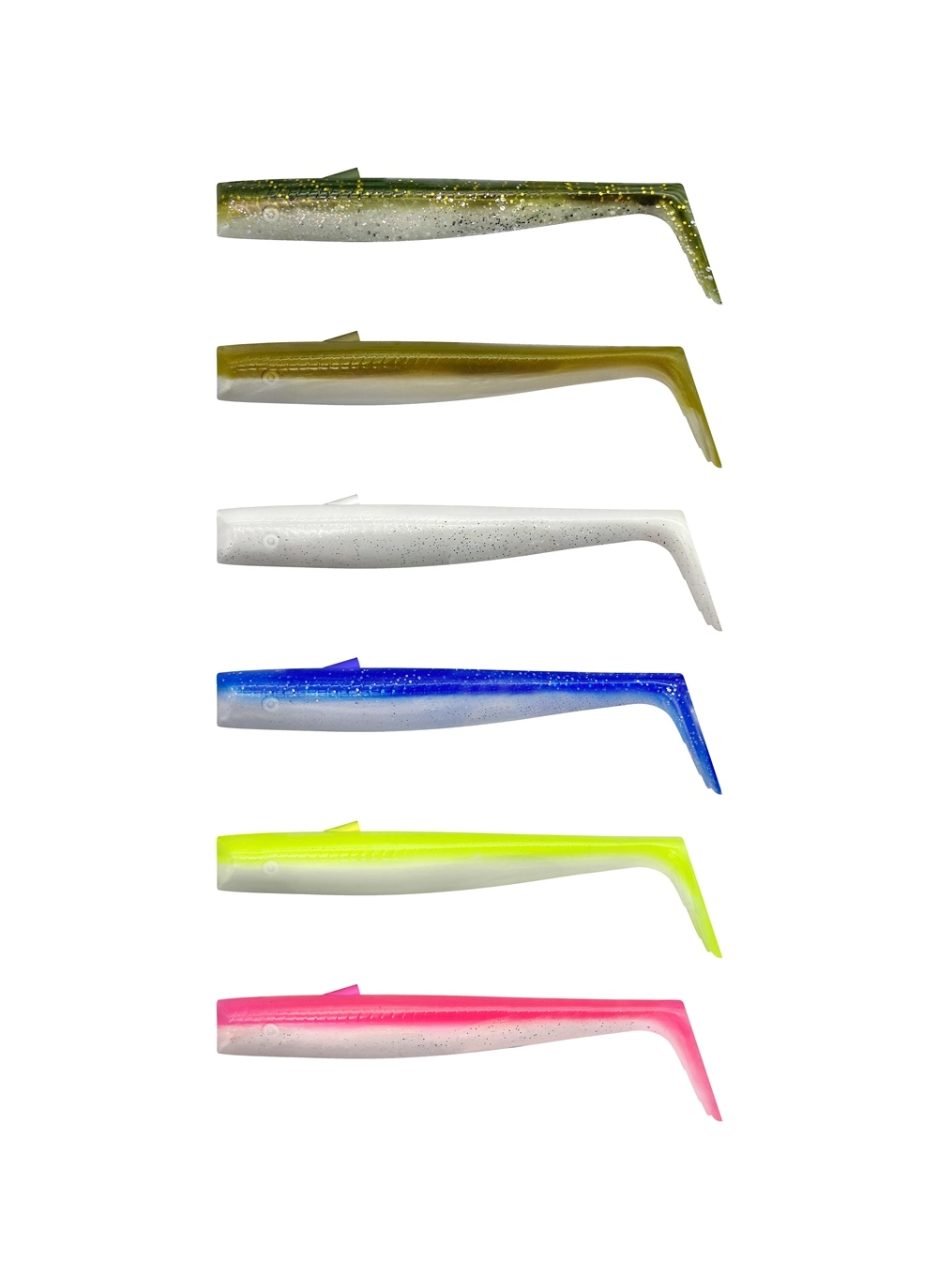 Savage Gear Sandeel V2 Weedless Replacement Tail 11cm 10g - Blue Pearl Silver 5Pcs 3 Savage Gear Sandeel V2 Weedless Replacement Tail 11cm 10g - Blue Pearl Silver 5Pcs