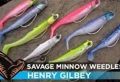 Savage Gear Savage Minnow Weedless 12.5cm 28g Sinking - Blue Pearl Silver 2+1 19 Savage Gear Savage Minnow Weedless 12.5cm 28g Sinking - Blue Pearl Silver 2+1 -Fishing Rods store 52763 6