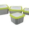 Matrix Grey/Lime Bait Box - Solid Lid - 1.1pt 1 Matrix Grey/Lime Bait Box - Solid Lid - 1.1pt -Fishing Rods store 53911