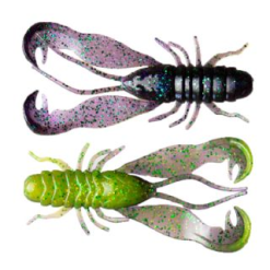 Lmab Finesse Filet Craw Lure - 4cm 1g 7pcs - Butter Craw -Fishing Rods store 54255 9