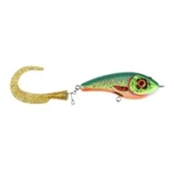 Strike Pro Rockabilly Catchy Tail Jerk Lures 23cm - Blue Chrome