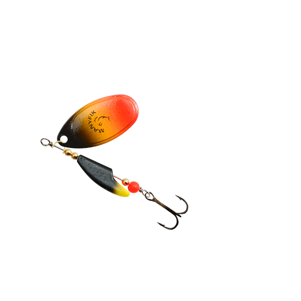 MANYFIK Mobby F Lures 3g - Black/Yellow/Red 5 MANYFIK Mobby F Lures 3g - Black/Yellow/Red - Image 3