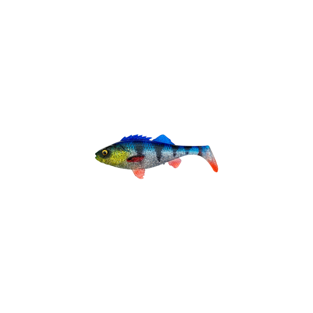 Savage Gear 4D Perch Shad Lure - Blue Silver 12.5cm 20g 3 Savage Gear 4D Perch Shad Lure - Blue Silver 12.5cm 20g
