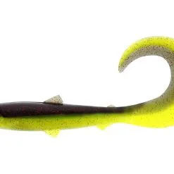 Westin BullTeez Curltail 8cm 3g Lure - Black/Chartreuse -Fishing Rods store 55171 12