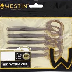 Westin Ned Worm Curl 12cm 3g Dark Water Mix