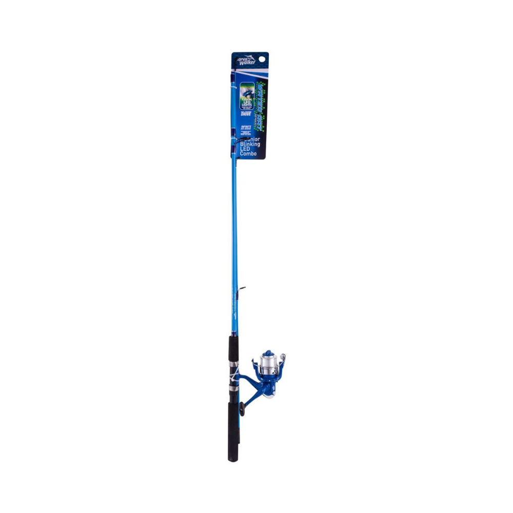 Jarvis Walker Junior LED Rod And Reel Combo - Blue 3 Jarvis Walker Junior LED Rod And Reel Combo - Blue